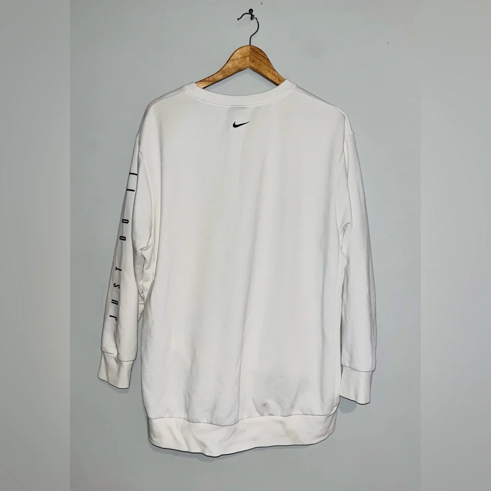 Nike Crewneck Sweatshirt White sz XL - Picture 2 of 9